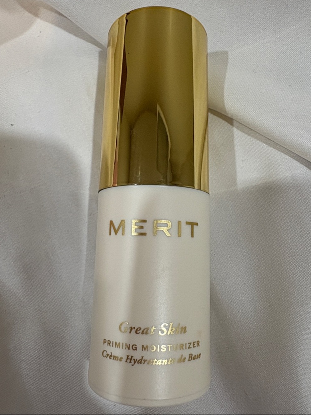 Merit Great Skin Priming Moisturizer — White & Gold NEW UNUSED, NO BOX